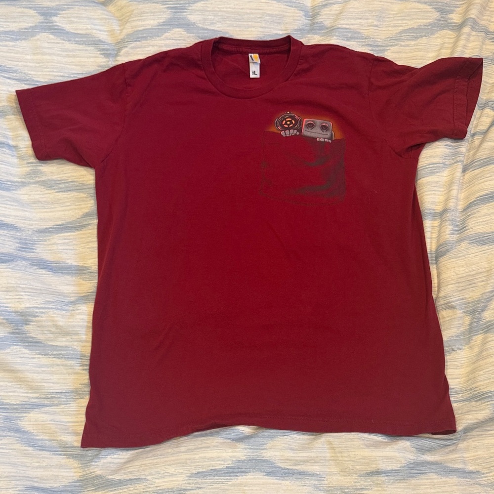 Burgundy Graphic Tee